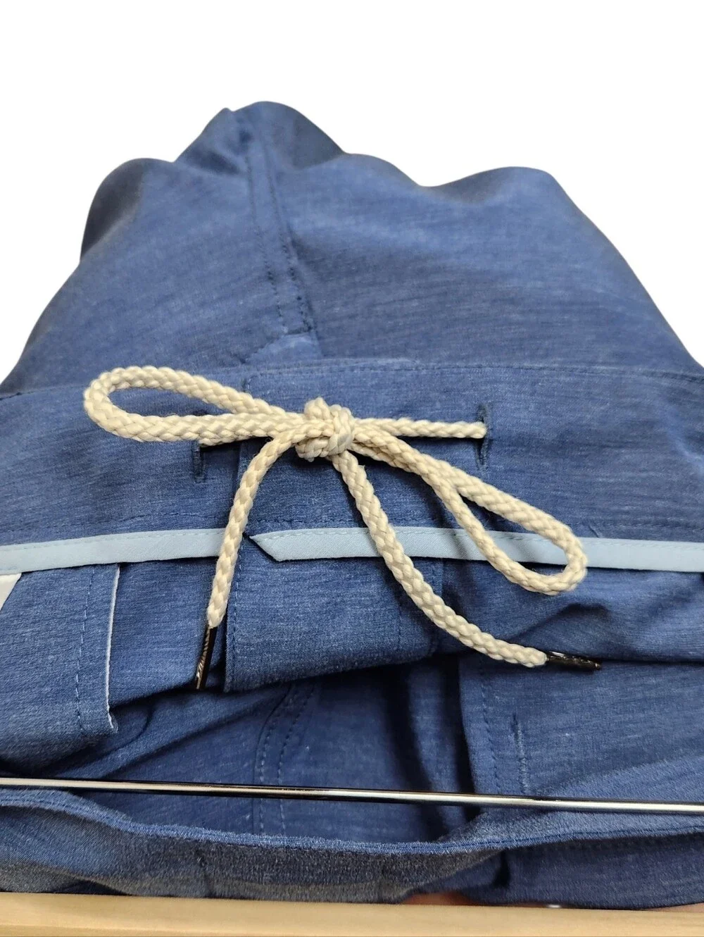 Faherty All Day Shorts Chino Blue Mens Size 34